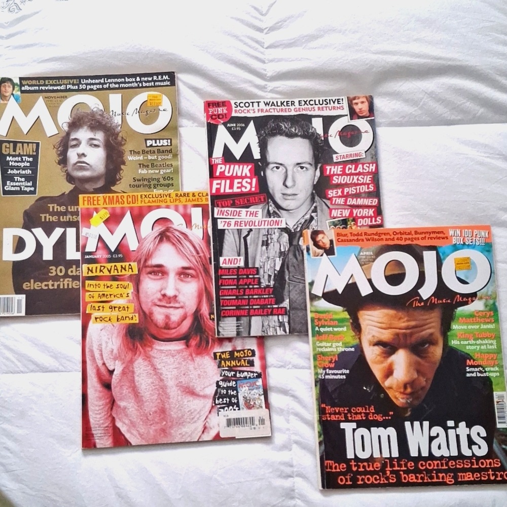 MOJO MAGAZINE LOT X4